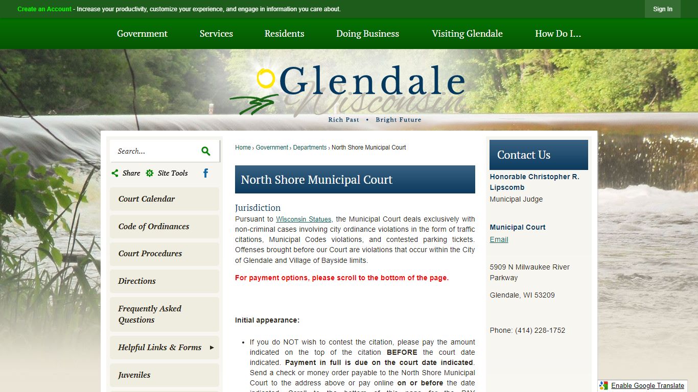 North Shore Municipal Court | Glendale, WI